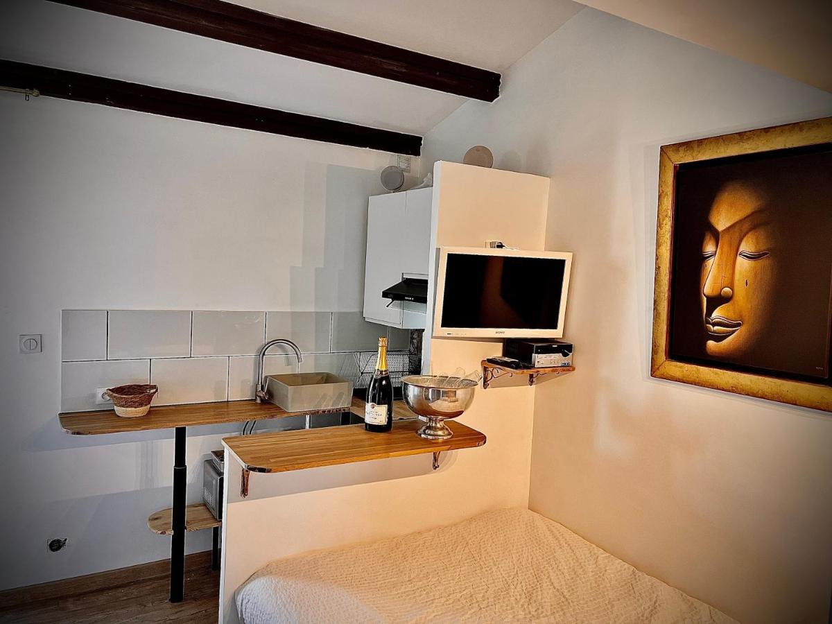 Cozy Studio Avec Terrasse Au Village Naturiste Cap แอกด์ ภายนอก รูปภาพ